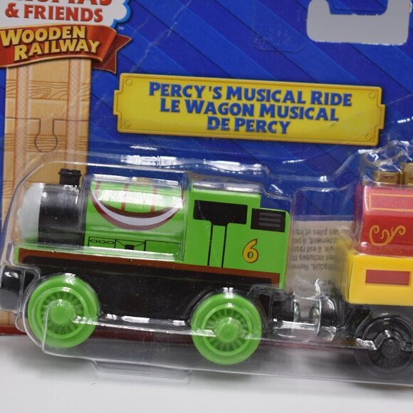 Percy's Musical Ride SR Thomas & Friends Wooden Railway Train Engine Sealed New - Picture 6 of 13